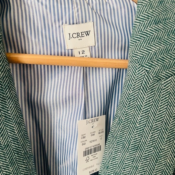 J. Crew Herringbone Blazer NWT Blogger Fav - Picture 6 of 12